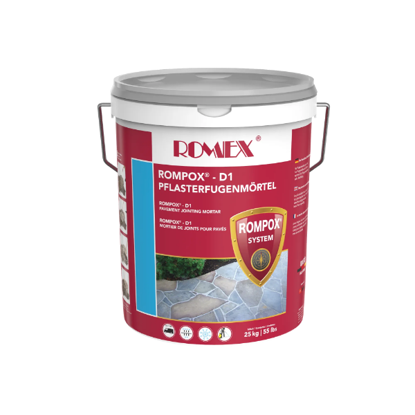 Romex Rompox D1 2-komponent fugemørtel - 25 kg