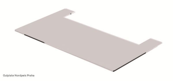 Nordpeis Praha gulvplate i klart glass