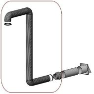 Nordpeis friskluftstilførsel Ø80 mm