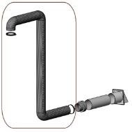 Nordpeis friskluftstilførsel Ø100 mm