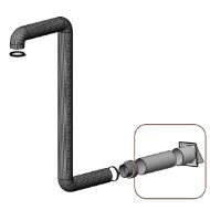 Nordpeis veggjennomføring til friskluftsett