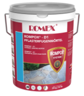 Romex Rompox D1 2-komponent fugemørtel - 25 kg