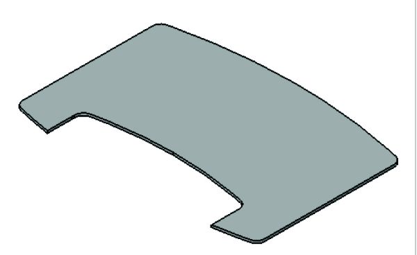 Nordpeis Lisboa og Uno 2, 4, 5 gulvplate i klart glass