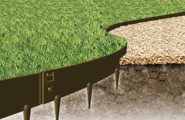 Hagekant Everedge Classic A5 Svart -7 / 17 cm x 100 cm tykkelse 1,6mm, pakke á 5 stk