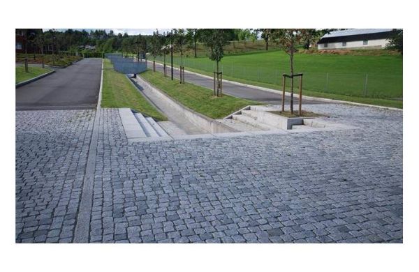 Smågatestein lys Porto 9/11 cm tromlet - 
