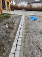 Storgatestein lys Porto 14x20x14 cm tromlet