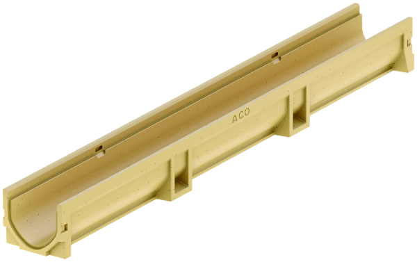 Dreneringsrenne ACO Euroline 2.0 uten rist - 1 m