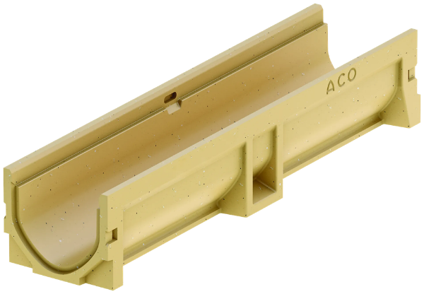 Dreneringsrenne ACO Euroline 2.0 uten rist - 0,5 m