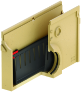 Sandfang ACO Euroline 2.0 uten rist,  med utløp- 0,5 m