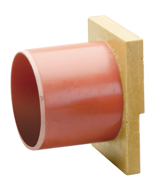 Endevegg m/stuss til ACO Euroline dreneringsrenne - Ø110 mm