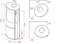 Lotus Liva 6 G sort  (med sideglass)