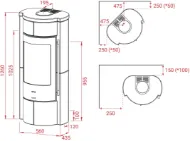 Lotus Prestige M klebersten - grå dør