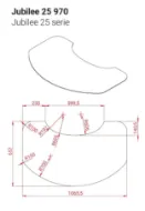 Lotus Jubilee 25 - Formgulvplate