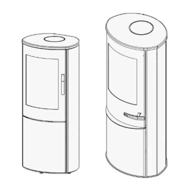 Brennplatesett komplett til Lotus Mira  og Liva uten sideglass