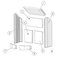 Brennplatesett komplett til Lotus Prestige og Sola