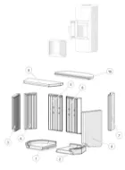 Brennplatesett komplett til Lotus M-serie, fra aug. 2020