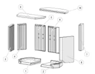 Brennplatesett komplett til Lotus M-serie, fra aug. 2020