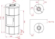 Lotus M2 klebersten med grå dør