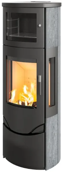 Lotus Prio 7M kleberstein med bakerovn, sidevindu og grå front