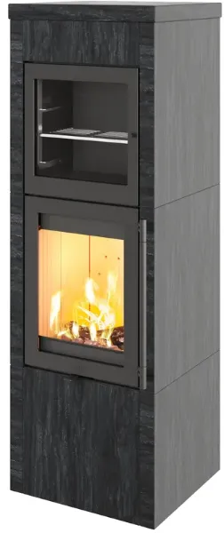 Lotus QM40 Indian Night med bakeovn og sort dør