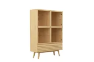 Casø 777 highboard 124x177x40 cm naturoljet eik
