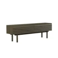 Casø 777 tv-benk XL 180x56x35 cm med runde ben røktoljet eik