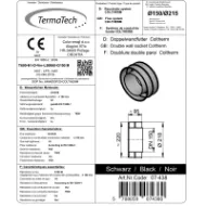 Innmuringsstuss for isolerte røykrør Ø150mm 