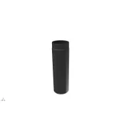 Røykrør rett 50 cm Ø150mm svart