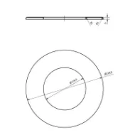 Pyntering til isolert friskluftsrør Ø80 mm svart