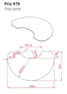 Lotus Prio - Formgulvplate i klart glass