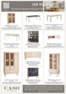 Casø 700 Tv-benk 183x34x45 cm Hvitoljet Eik