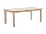 Casø 701 spisebord uttrekkbar 200-500x100x75 cm Hvitoljet eik, inkl. 3 ileggsplater