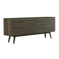 Casø 777 skjenk stor 200x83x42 cm med skrå ben røktoljet eik