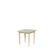 Casø Moment Spisebord 120-210x75x75 cm Naturoljet Eik med lysegrå laminat inkl. 2 ileggsplater