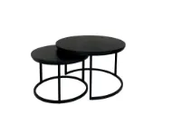 Casø Coffeebreak XL Sofabord 97/75 cm Sortbeiset Eik 
