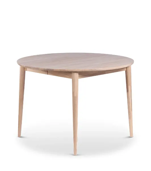 Stenexpo Odense Matbord Ø110-150x75 cm, inkl 1 ileggsplate