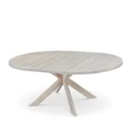 Stenexpo Slite Matbord Ø140-220x75 cm, inkl 1 ileggsplate