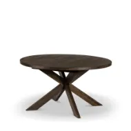 Stenexpo Hemse Matbord Ø140-220x75 cm, inkl 1 ileggsplate