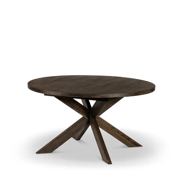 Stenexpo Hemse Matbord Ø140-220x75 cm, inkl 1 ileggsplate