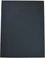 Peisplate i sort Brasiliansk skifer - rektangulær med faset kant