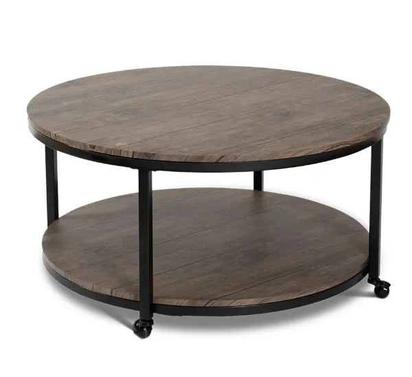 Wellington rundt sofabord med hjul Ø91 x 52 cm