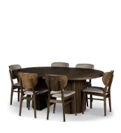 Bremen rundt spisebord Ø135x75 cm