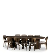 Bremen rundt spisebord Ø135x75 cm