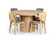 Dresden rundt spisebord Ø135 - (285) x 75 cm