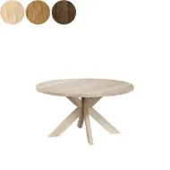 Gro rundt spisebord Ø140x75 cm