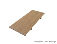 Gro rundt spisebord Ø140x75 cm