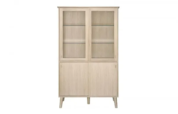 Casø 120 vitrineskap 115x185x45 cm