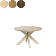 Casø Gro rundt spisebord Ø120 - (180) x 75 cm