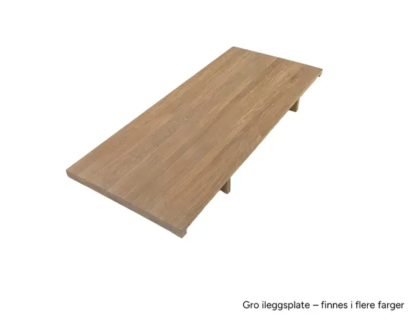Casø Gro rundt spisebord Ø120 - (180) x 75 cm