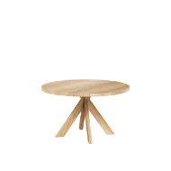 Casø Gro rundt spisebord Ø140 - (200) x 75 cm